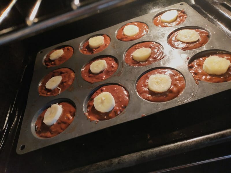 Cliquez pour zoomer ! Browfins choco banane et pécan Thermomix par Corinne B80