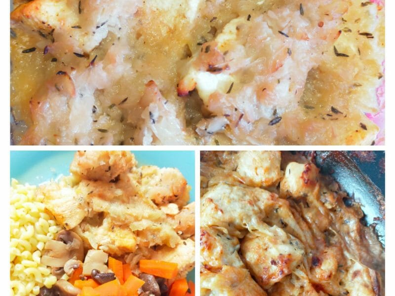 Cliquez pour zoomer ! Poulet à la crème et aux oignons Thermomix par Corinne B80