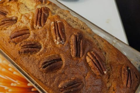 Cliquez pour zoomer ! Banana bread aux noix de pécan Thermomix par Corinne B80