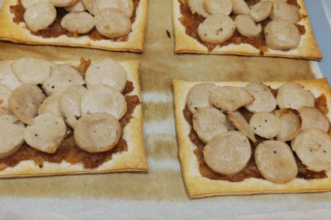 Cliquez pour zoomer ! Tarte de boudin blanc et chutney d’ananas Thermomix par Corinne B80