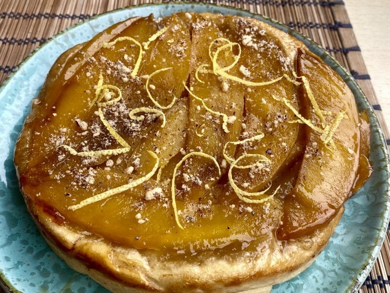 Cliquez pour zoomer ! Tarte tatin à la mangue Thermomix par Iman ihssan