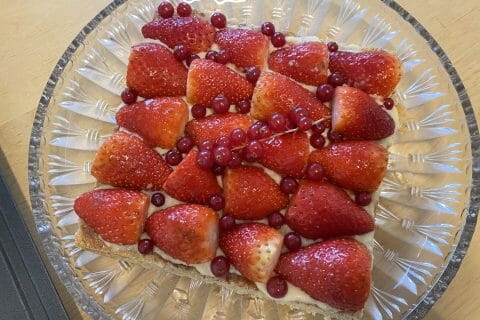 Cliquez pour zoomer ! Tarte aux fraises Thermomix par Iman ihssan