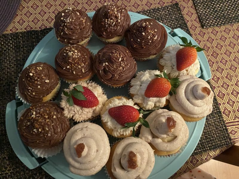 Cliquez pour zoomer ! Cupcakes au nutella Thermomix par Iman ihssan