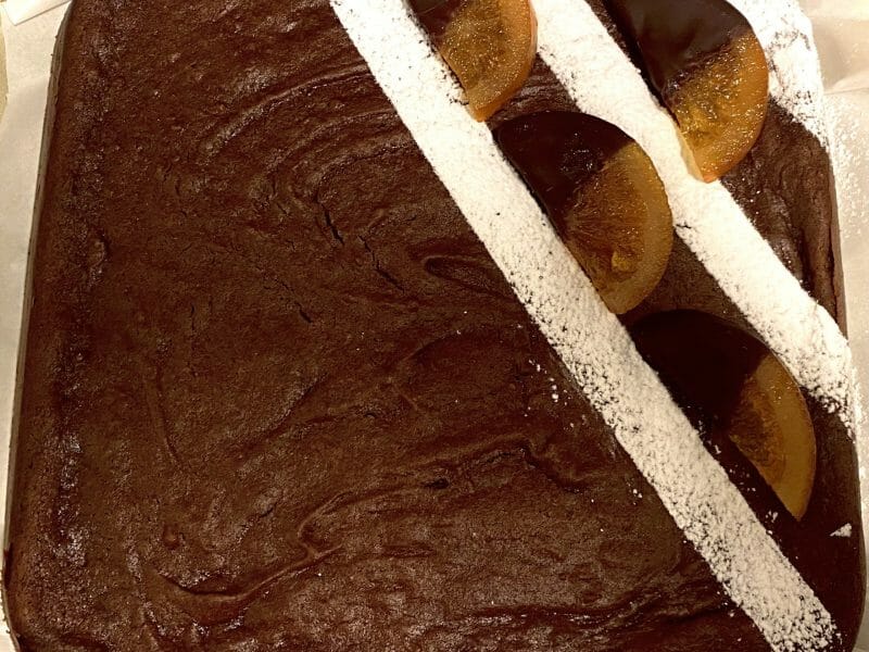 Cliquez pour zoomer ! Fondant à la crème de marron et au chocolat Thermomix par Iman ihssan