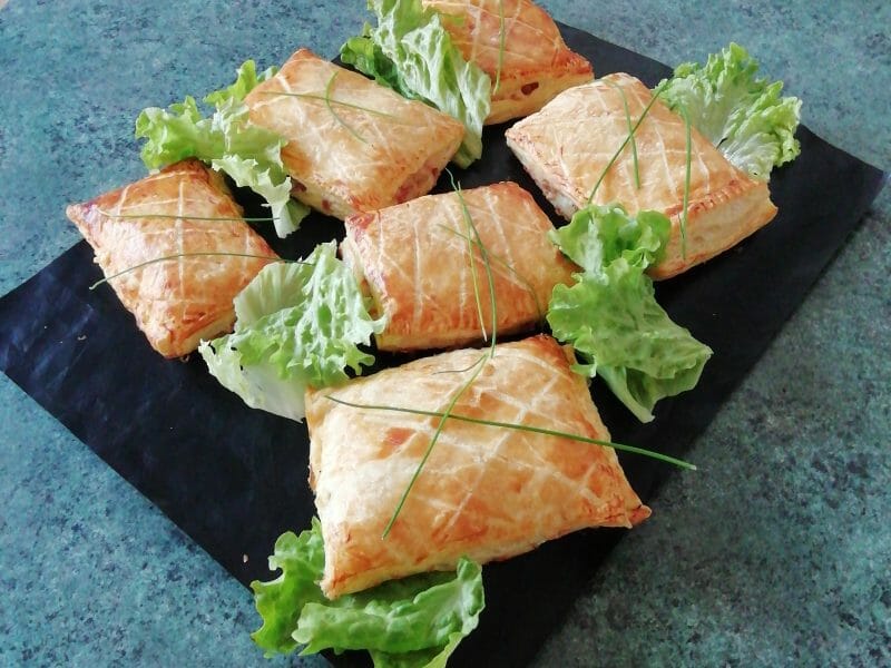 Cliquez pour zoomer ! Friands jambon, champignons et fromage Thermomix par tatal