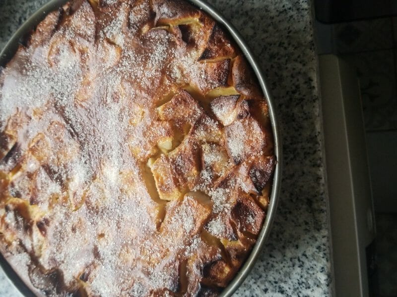 Cliquez pour zoomer ! Flognarde aux pommes Thermomix par ptit biscuit