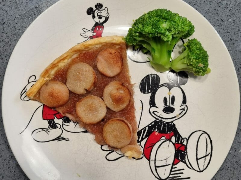 Cliquez pour zoomer ! Tarte de boudin blanc et chutney d’ananas Thermomix par soaz33