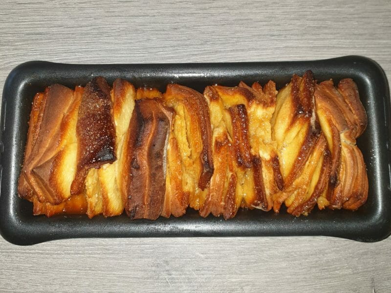 Cliquez pour zoomer ! Brioche à effeuiller à la cannelle Thermomix par annlol