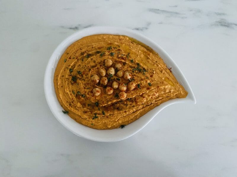 Cliquez pour zoomer ! Houmous aux poivrons rouges Thermomix par Famille Thermomix