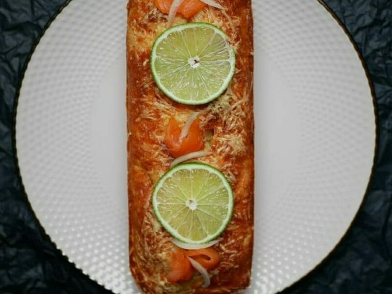 Cliquez pour zoomer ! Cake aux deux saumons Thermomix par chronia