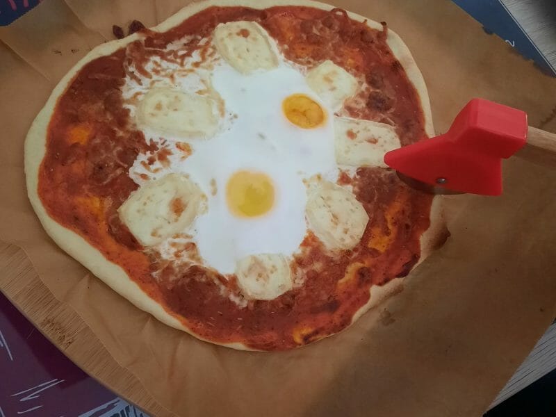 Cliquez pour zoomer ! Tarte flambée rapide au saumon fumé Thermomix par chronia