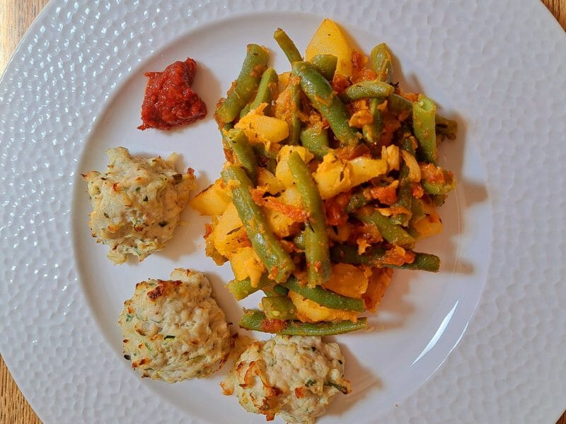 Cliquez pour zoomer ! Boulettes de dinde, courgettes et cumin Thermomix par sandlemaitre