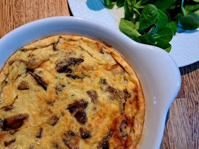 Cliquez pour zoomer ! Tortilla de champignons à l’ail Thermomix par sandlemaitre