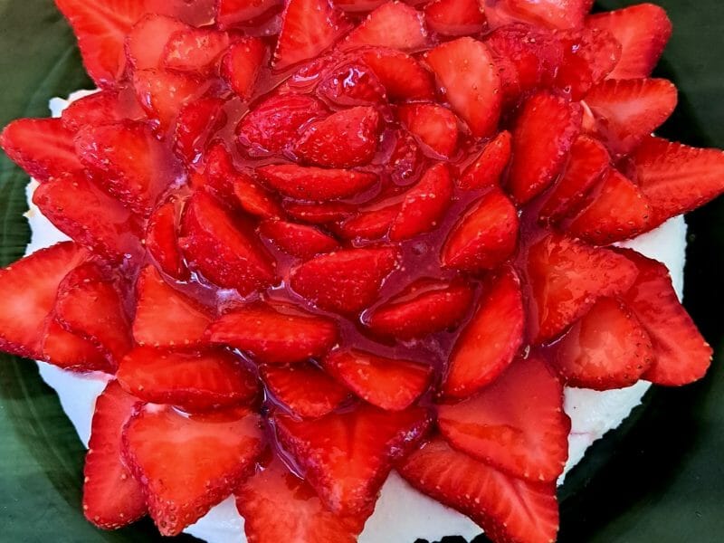Cliquez pour zoomer ! Tarte aux fraises sans cuisson Thermomix par sandlemaitre