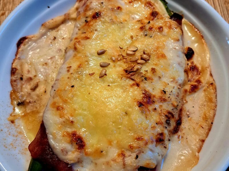 Cliquez pour zoomer ! Gratin d’asperges au jambon Thermomix par sandlemaitre