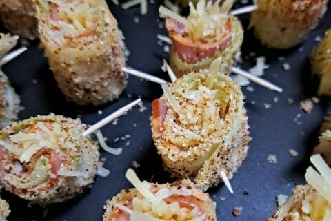 Cliquez pour zoomer ! Roulés de courgettes au jambon Thermomix par sandlemaitre