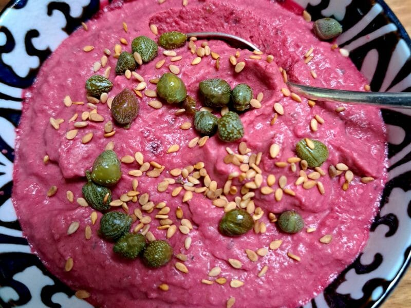 Cliquez pour zoomer ! Tartinade betterave feta Thermomix par sandlemaitre