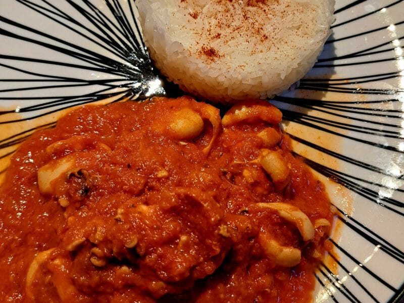 Cliquez pour zoomer ! Encornets à la provençale Thermomix par sandlemaitre