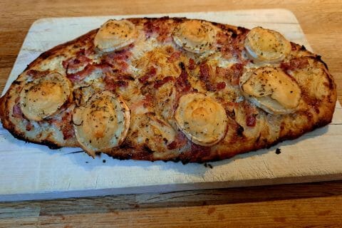 Cliquez pour zoomer ! Fougasse chèvre et lardons Thermomix par sandlemaitre