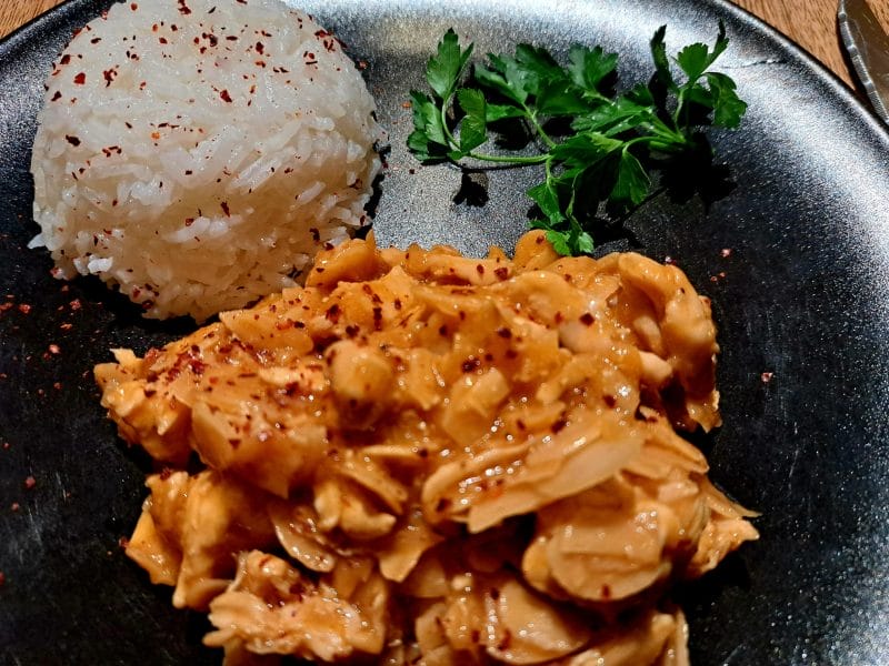 Cliquez pour zoomer ! Poulet aux amandes Thermomix par sandlemaitre