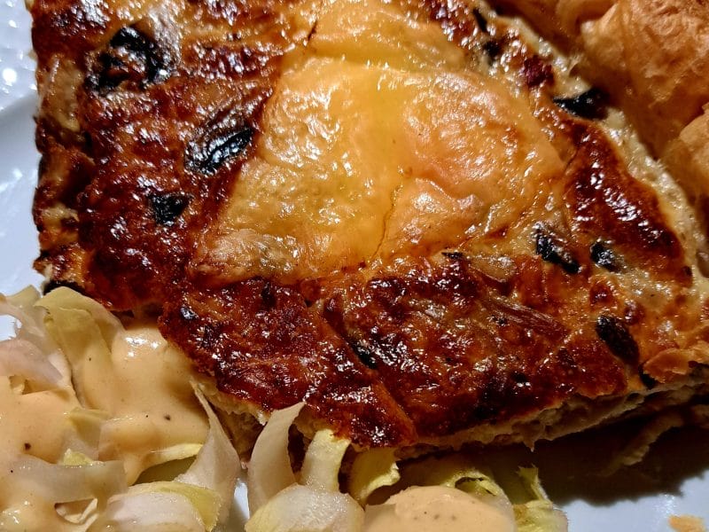 Cliquez pour zoomer ! Tarte champignons et lardons Thermomix par sandlemaitre