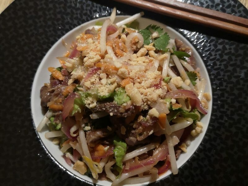Cliquez pour zoomer ! Salade thaï au boeuf Thermomix par sandlemaitre