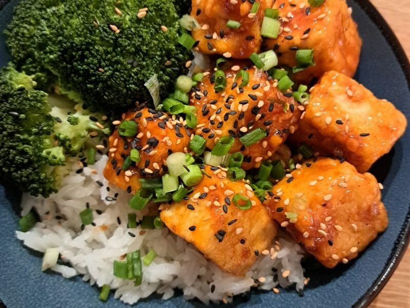 Cliquez pour zoomer ! Tofu sauté aux graines de sésame Thermomix par sandlemaitre