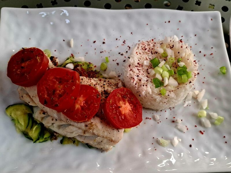 Cliquez pour zoomer ! Filets de merlan à la tomate Thermomix par sandlemaitre