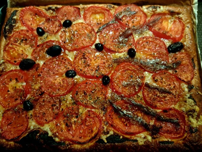 Cliquez pour zoomer ! Tarte tomates et jambon Thermomix par sandlemaitre