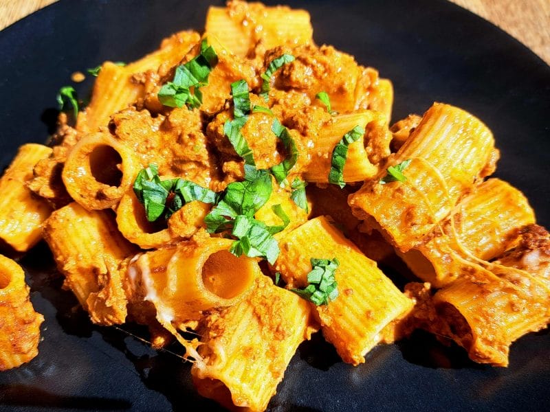 Cliquez pour zoomer ! Rigatoni al forno Thermomix par sandlemaitre