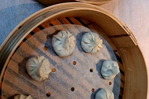 Cliquez pour zoomer ! Wang mandu – petits pains farcis à la vapeur Thermomix par sandlemaitre