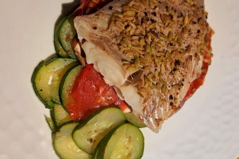 Cliquez pour zoomer ! Filets de merlan à la tomate Thermomix par sandlemaitre