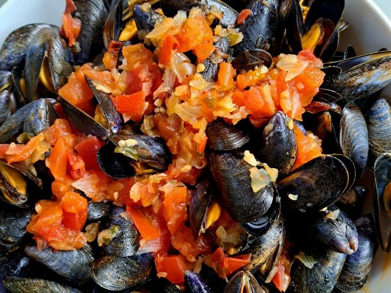 Cliquez pour zoomer ! Moules sauce piquante Thermomix par sandlemaitre