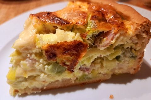 Cliquez pour zoomer ! Gâteau poireaux, lardons et fromage Thermomix par sandlemaitre