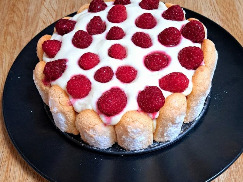 Cliquez pour zoomer ! Tiramisu aux framboises Thermomix par sandlemaitre