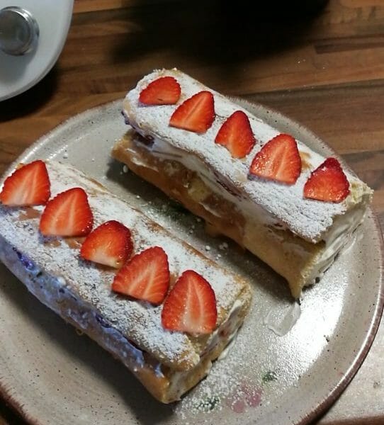 Cliquez pour zoomer ! Fraisier roulé Thermomix par Cophie88