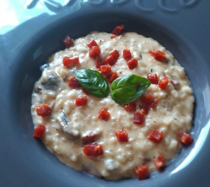 Cliquez pour zoomer ! Risotto poulet et champignons Thermomix par Marine55100
