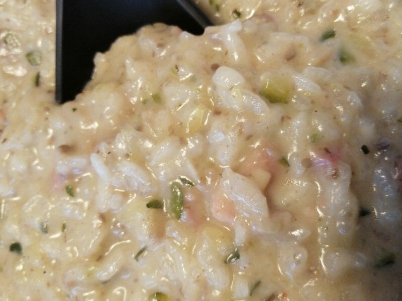 Cliquez pour zoomer ! Risotto champignons et courgettes Thermomix par Marine55100
