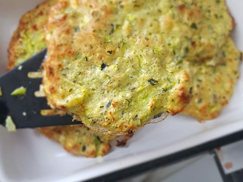 Cliquez pour zoomer ! Paillassons de courgettes Thermomix par Fanny