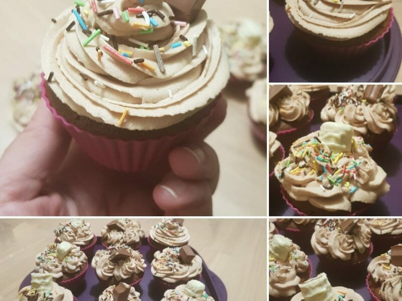Cliquez pour zoomer ! Cupcakes Kinder Thermomix par Fanny