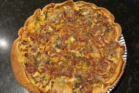 Cliquez pour zoomer ! Flamiche aux poireaux et gorgonzola Thermomix par toogaa77510