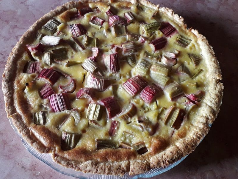 Cliquez pour zoomer ! Tarte à la rhubarbe Thermomix par Incognito21