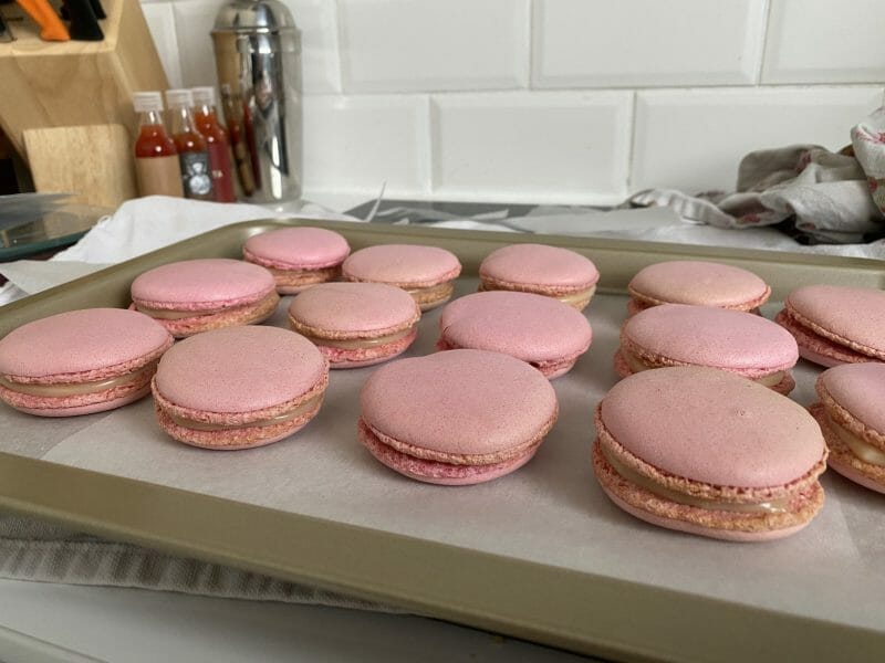 Cliquez pour zoomer ! Ganaches coco et fraise tagada pour macarons Thermomix par nina_58