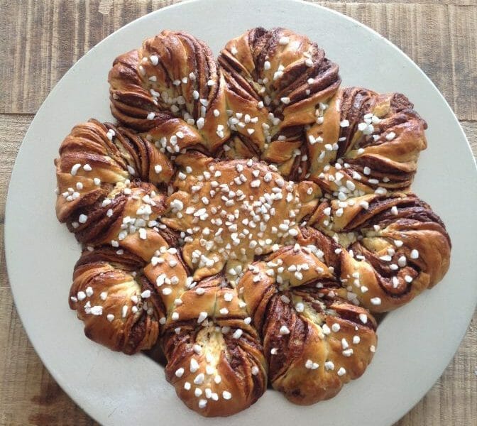 Cliquez pour zoomer ! Brioche étoilée au Nutella Thermomix par Sandri27