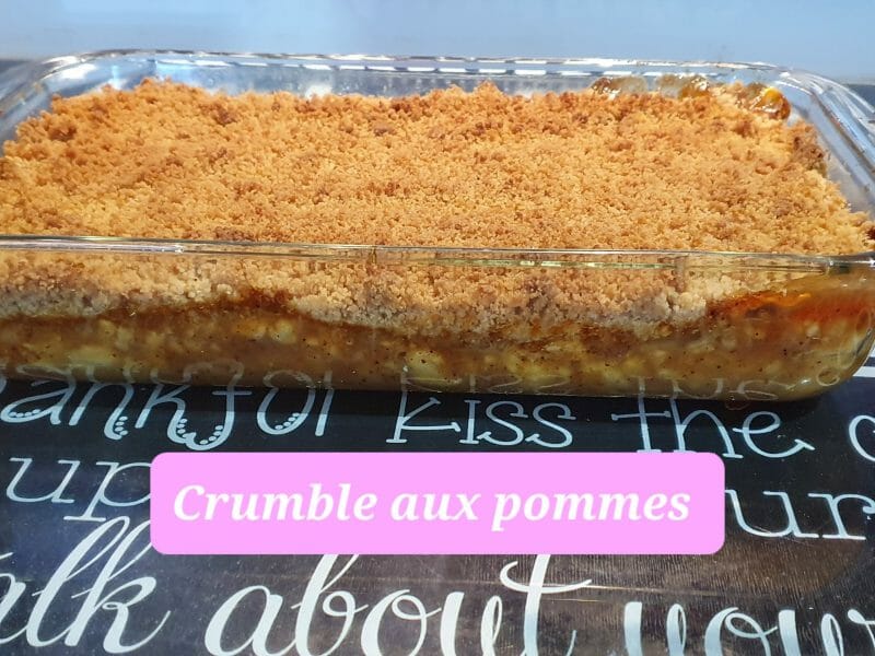 Cliquez pour zoomer ! Crumble aux Pommes Thermomix par cocotigrou