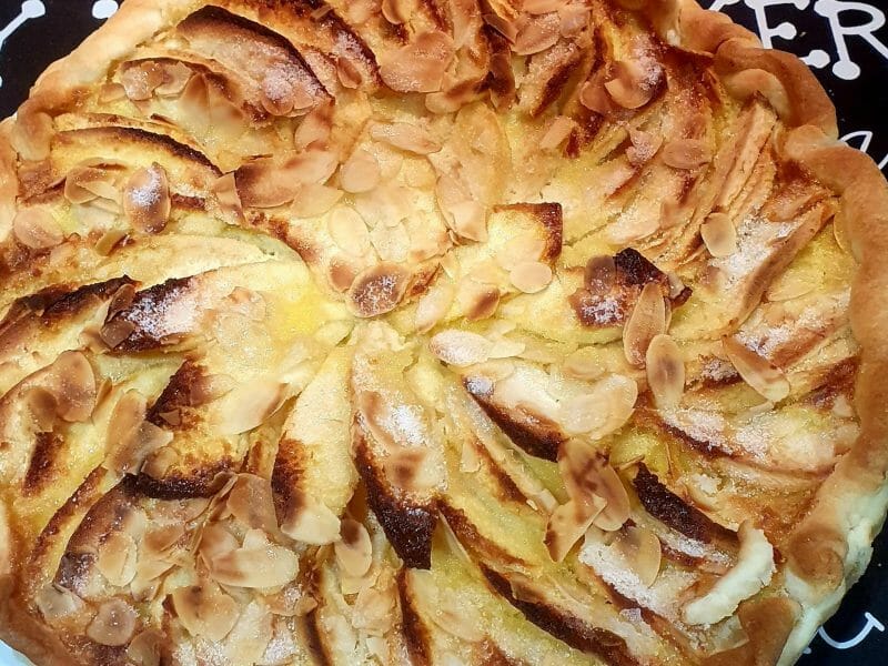 Cliquez pour zoomer ! Tarte normande aux pommes Thermomix par cocotigrou