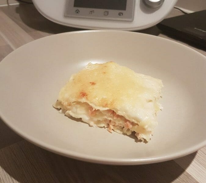 Cliquez pour zoomer ! Lasagnes au saumon et poireaux Thermomix par Allisson76120