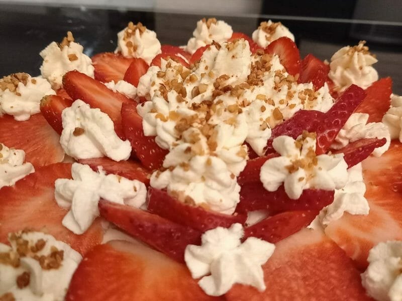 Cliquez pour zoomer ! Tarte aux fraises sans cuisson Thermomix par malaga54