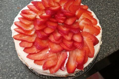 Cliquez pour zoomer ! Fraisier roulé Thermomix par Thedrez