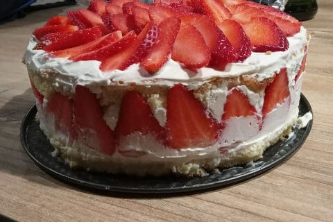 Cliquez pour zoomer ! Fraisier roulé Thermomix par Thedrez